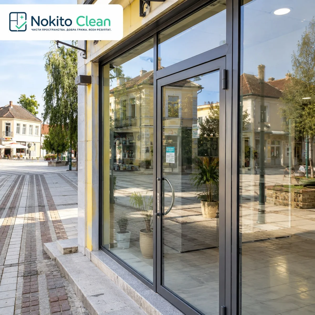 Nokito Clean - почистване на витрини във Видин